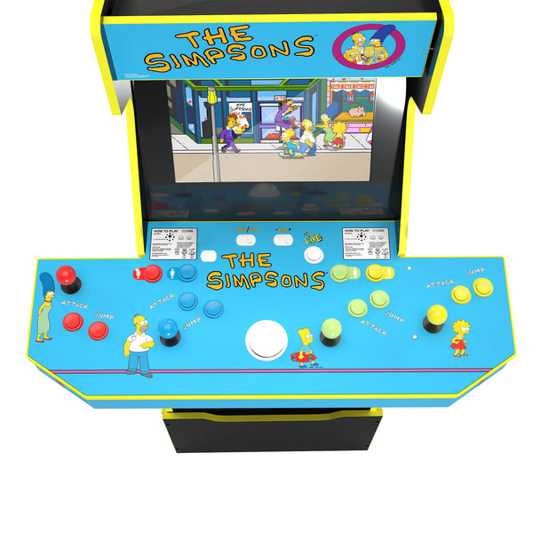 Arcade1Up The Simpsons 30th Edition Arcade with Stool and Tin