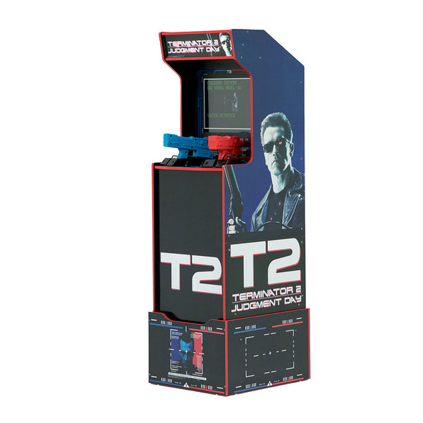 Arcade1Up Terminator 2: Judgment Day With Riser and Lit Marquee, Arcade Game Machine