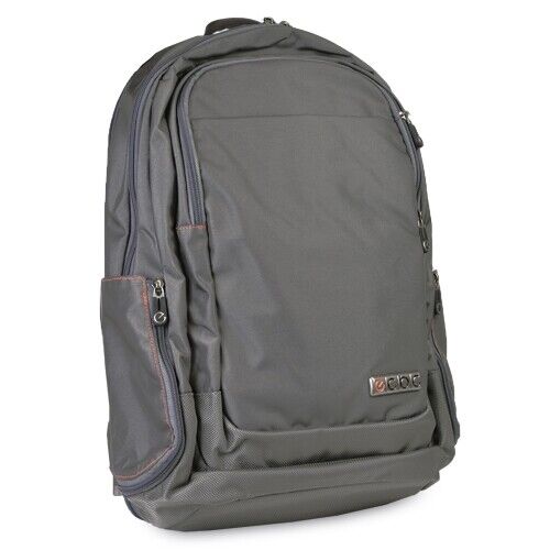 ECBC Javelin Nylon Laptop Daypack Backpack w/ Security Fast Pass - Fits up to 17 Laptops (Gray) - B7102-30