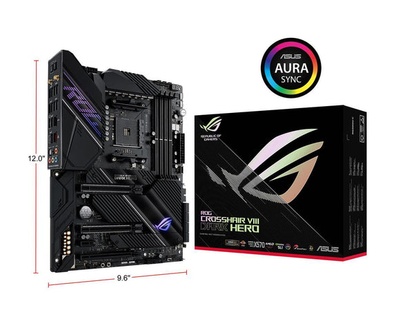 Asus ROG Crosshair VIII Dark Hero Desktop Motherboard - AMD Chipset - Socket AM4 - ATX
