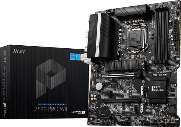 MSI Z590 PRO WIFI Desktop Motherboard - Intel Chipset - Socket LGA-1200 - Intel Optane Memory Ready - ATX