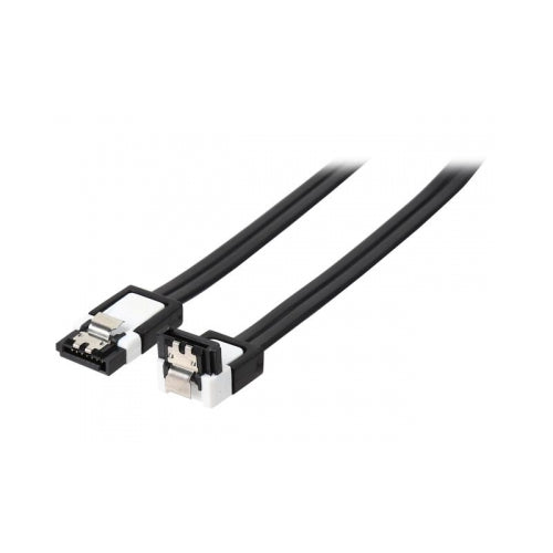 Battleborn 18-inch SATA Data Cable with 90 Degree Connector Latching