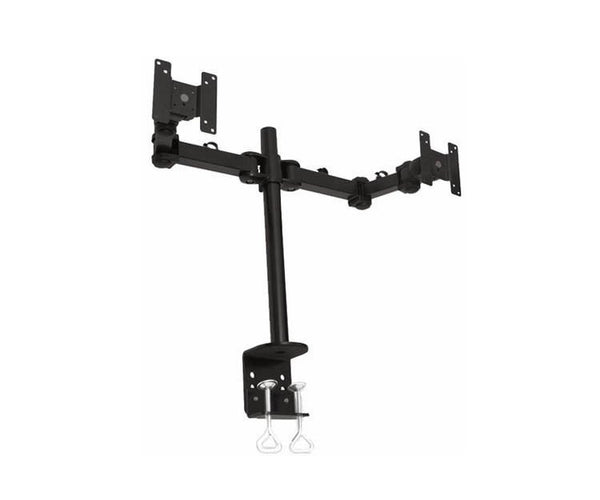 Monmount LCD-194 Dual-Screen Monitor Mount with C-Clamp Desk Mount