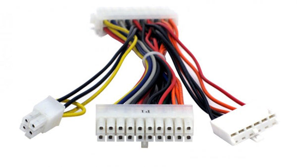 FSP 20 Pin ATX (F) to 20 Pin ATX (M) w/ 6-Pin AUX and P4 Connectors