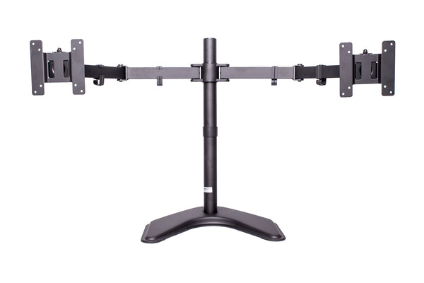 MonMount Dual LCD Free Standing Monitor Mount for Up to 27