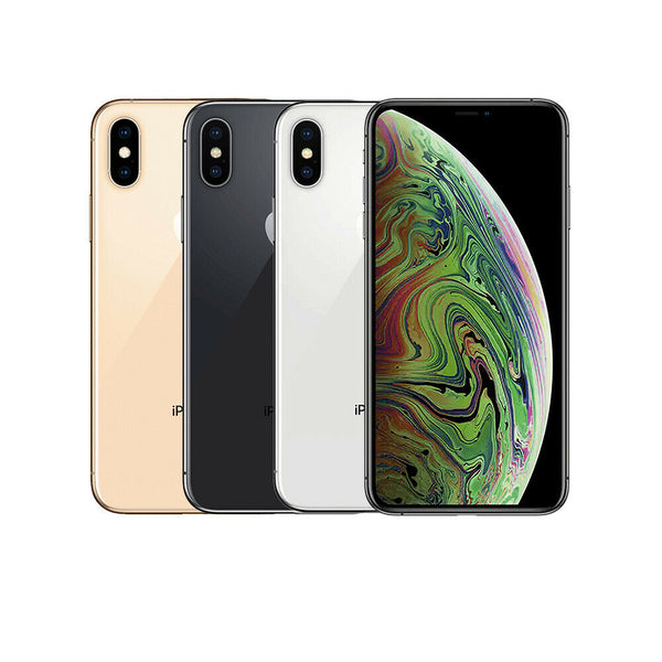 Apple iPhone XS 64GB / 256GB / 512GB Fully Unlocked (Works with Verizon Sprint AT&T T-Mobile Cricket Metro)