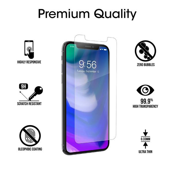 Screen Protector for iPhone X / XR / XS / XS Max. Free Installation.