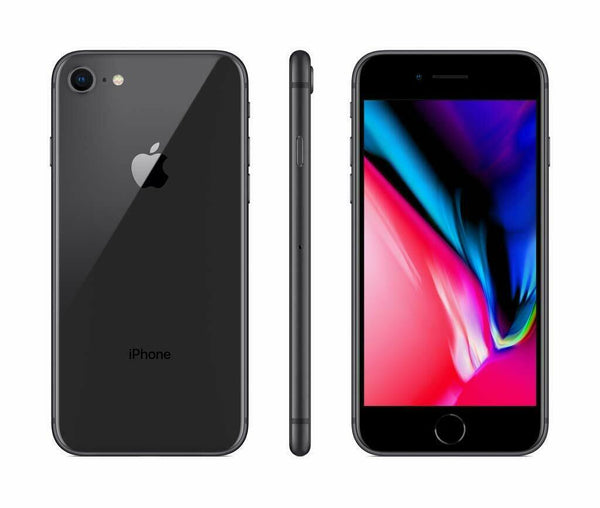 Apple iPhone 8 64GB / 128GB / 256GB GSM Unlocked (Works with AT&T T-Mobile Cricket Metro)